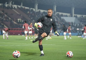 Yoo Jae-hoon saat menjadi asisten pelatih kiper di Timnas Indonesia era ShinTae-yong. (foto: ig timnas)