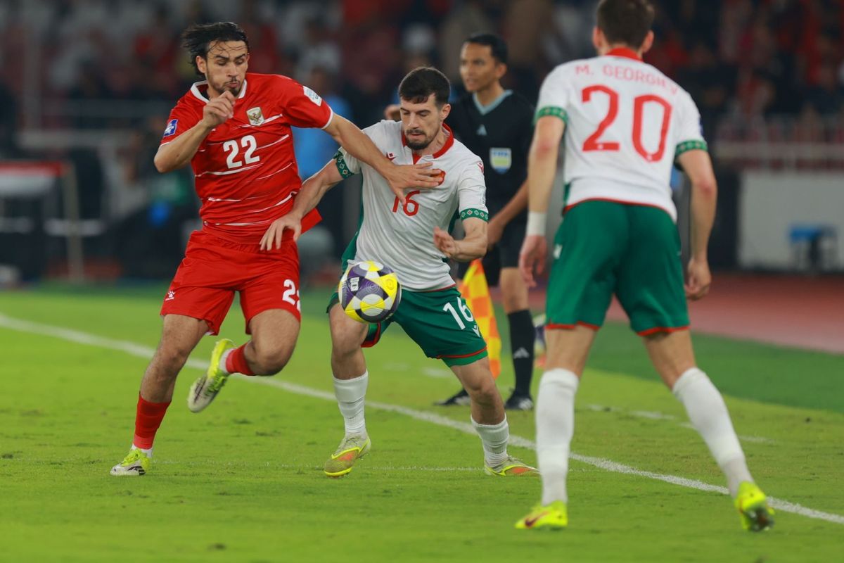 Indonesia kalah dari Bulgaria dalam final FIFA Series 2026 Grup Indonesiai Stadion Utama Gelora Bung Karno, Jakarta, Senin malam (30/3/2026).