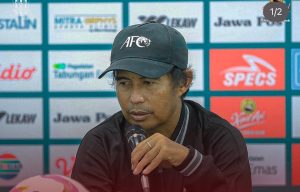 Nurul Huda dipercaya menggantikan Widodo Cahyono Putro sebagai pelatih Deltras saat menghadapi Persipura Jayapura Sabtu (28/3/2026).