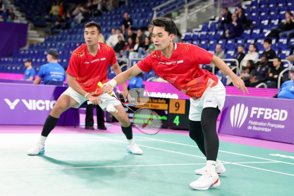 Leo Rolly Carnando/Bagas Maulana lolos ke babak semifinal ganda putra Orleans Masters 2026.