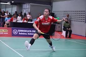 Jolin Angelia ketika membela klubnya, Djarum, Kudus, Jawa Tengah, dalam sebuah pertandingan.